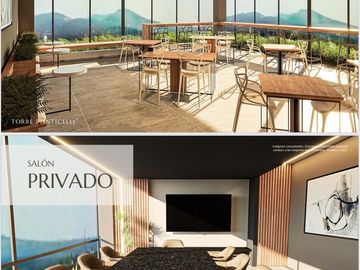 HERMOSISIMOS DEPARTAM. VTA CONDOMINIO PRIVADO TORRE PONTICELLI   RESIDENCIAL VERTICALDE 1 Y 2 RECAM.  ULTIMO PISO 1 PENTHOUSE LANZAMIENTO DE PROMOCION