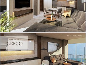 HERMOSISIMOS DEPARTAM. VTA CONDOMINIO PRIVADO TORRE PONTICELLI   RESIDENCIAL VERTICALDE 1 Y 2 RECAM.  ULTIMO PISO 1 PENTHOUSE LANZAMIENTO DE PROMOCION