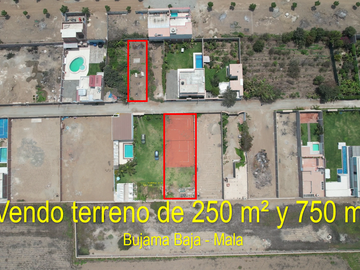 VENDO TERRENO PARA CASA DE PLAYA 750 M² BUJAMA BAJA - ACCS Y DER.