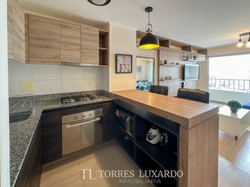 ALQUILER DE LINDO DEPARTAMENTO AMOBLADO EN SURQUILLO DE 1 HABITACION Y 1 ESTACIONAMIENTO