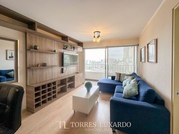 ALQUILER DE LINDO DEPARTAMENTO AMOBLADO EN SURQUILLO DE 1 HABITACION Y 1 ESTACIONAMIENTO