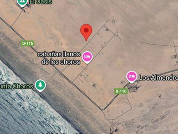 Sitio  de 5.000 m2 en El Llano, Los Choros