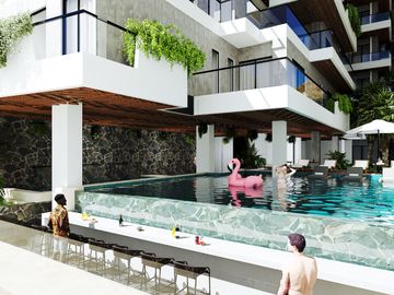Departamento en venta, amenidades de lujo, vista al mar, Costa Mujeres, Cancún