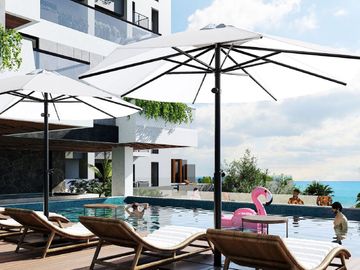 Departamento en venta, amenidades de lujo, vista al mar, Costa Mujeres, Cancún