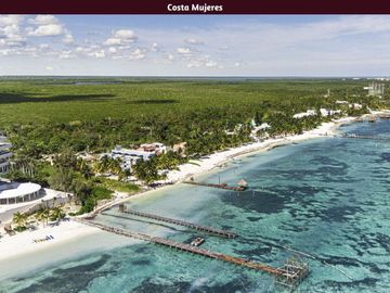 Departamento en venta, amenidades de lujo, vista al mar, Costa Mujeres, Cancún