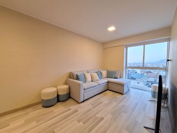 Venta de departamento santa catilina en condominio con cochera y 3 habitaciones
