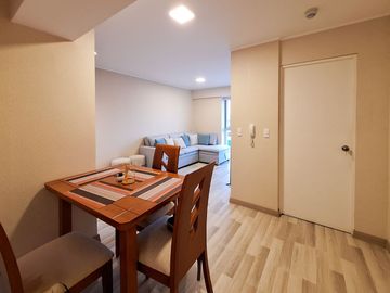 Venta de departamento santa catilina en condominio con cochera y 3 habitaciones