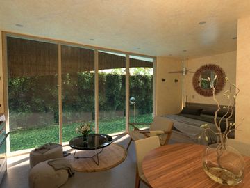 DEPARTAMENTO 1 RECAMARA/JARDIN Y ALBERCA/ REGION 15/ TULUM/ PROMOCION NOVIEMBRE 10% OFF/ ROI/ PLUSVALIA.