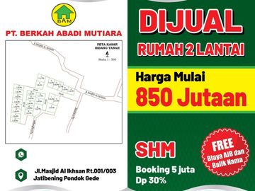 Rumah Murah di Jatibening, Pondok Gede Bekasi