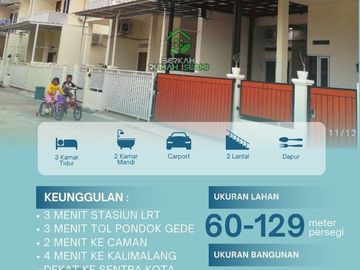 Rumah Murah di Jatibening, Pondok Gede Bekasi
