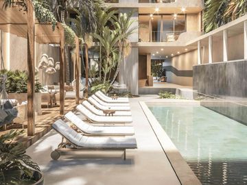 Condominio vista al mar con alberca privada, venta en San Benito, Merida.