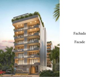 Condominio vista al mar con alberca privada, venta en San Benito, Merida.