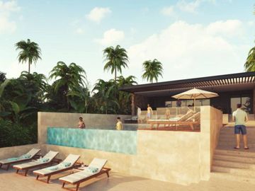 Condominio vista al mar con alberca privada, venta en San Benito, Merida.