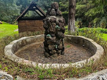 VENTA DE CABAÑA CON HERMOSOS JARDINES MINERAL DEL CHICO, CARBONERAS