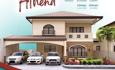 For Sale House And Lot 4-Bedroom With 3 Carport In Andorra Solana Casa Real Pampanga | Athena Model Unit