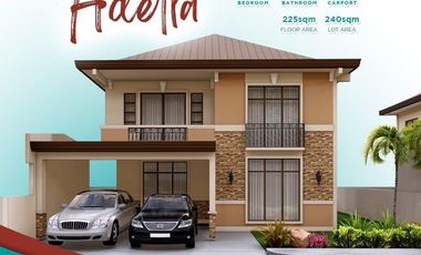 For Sale House And Lot 3-Bedroom With 2 Carport In Andorra Solana Casa Real Pampanga | Adella Model Unit