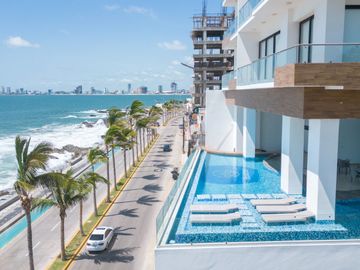 Departamento con vista al mar en Torre Boca de Cielo a la Venta!