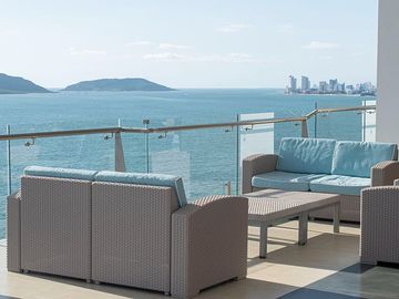 Departamento con vista al mar en Torre Boca de Cielo a la Venta!