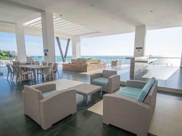 Departamento con vista al mar en Torre Boca de Cielo a la Venta!