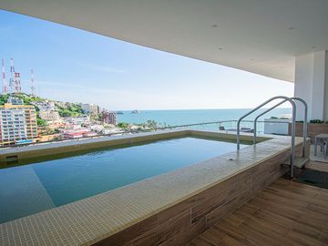Departamento con vista al mar en Torre Boca de Cielo a la Venta!