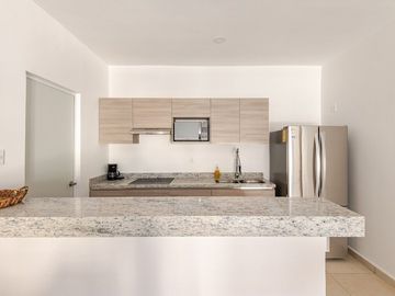 Departamento en Renta de Largo Plazo en Puerto Morelos Town | 2 Recámaras | Selva Escondida 2