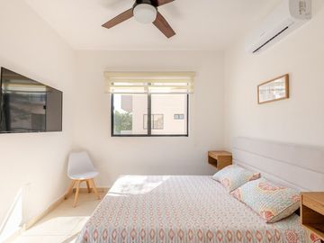 Departamento en Renta de Largo Plazo en Puerto Morelos Town | 2 Recámaras | Selva Escondida 2