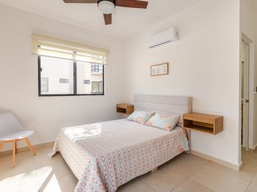 Departamento en Renta de Largo Plazo en Puerto Morelos Town | 2 Recámaras | Selva Escondida 2