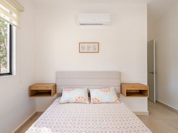 Departamento en Renta de Largo Plazo en Puerto Morelos Town | 2 Recámaras | Selva Escondida 2