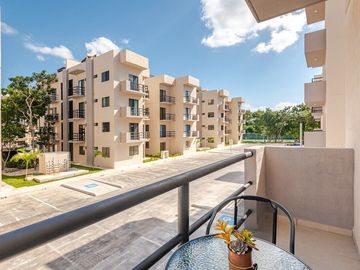 Departamento en Renta de Largo Plazo en Puerto Morelos Town | 2 Recámaras | Selva Escondida 2