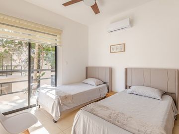 Departamento en Renta de Largo Plazo en Puerto Morelos Town | 2 Recámaras | Selva Escondida 2