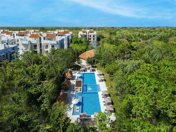 Departamento en Renta de Largo Plazo en Puerto Morelos Town | 2 Recámaras | Selva Escondida 2