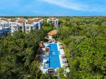 Departamento en Renta de Largo Plazo en Puerto Morelos Town | 2 Recámaras | Selva Escondida 2
