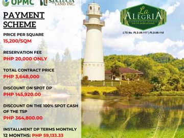 La Alegria Silay 240sqm Lot For Sale.