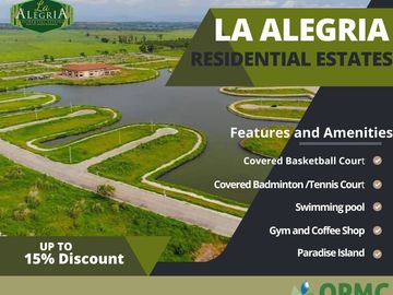 La Alegria Residential Estate Silay 500sqm Commercial Lot For Sale.