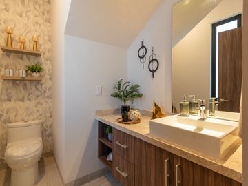 CASA VENTA, CONDOMINIO CON AMENIDADES, C: 151.99 M2 T: 127.40 M2, 3 REC. 2.5 BAÑOS.