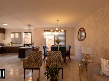 CASA VENTA, CONDOMINIO CON AMENIDADES, C: 171 M2 T: 127.40 M2, 3 REC. 2.5 BAÑOS.