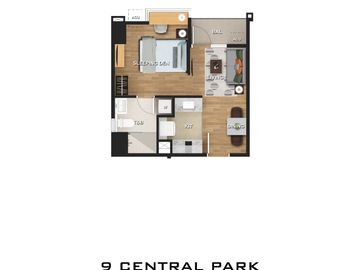 Preselling Studio With Balcony 9 Central Park Northwin Global City Condo For Sale In Bulacan