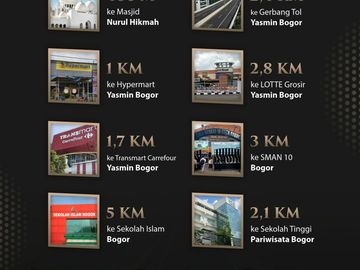 For Sale House in Yasmin Bogor City Center Near Transmart and Yasmin Bogor Toll Road