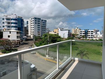 departamento con vista al mar de venta en manta B/L