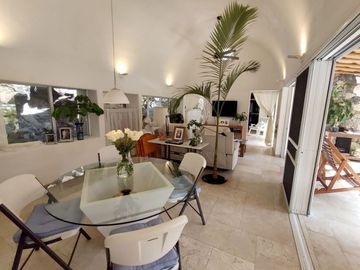 Casa estilo mediterráneo en Un solo Nivel En Burgos Bugambilias,  Temixco Morelos.