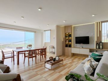 Se Vende Casa Amoblada en Playa Chacra y Mar, a Minutos del Mega Puerto Chancay