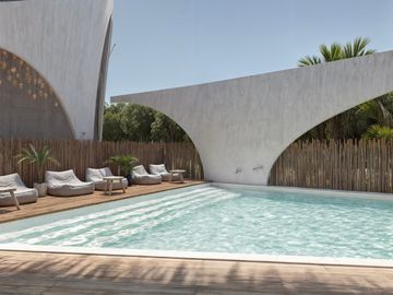 DEPARTAMENTO EN VENTA EN MAHAHUAL CON VISTA AL MAR Y ACCESO PRIVADO A PLAYA