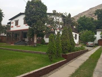 VENTA DE CASA Y TERRENO EN CHACLACAYO DE 3000 m2