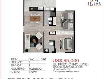 VENTA DEPARTAMENTO, CALLE SOSA RUIZ, CERRO COLORADO