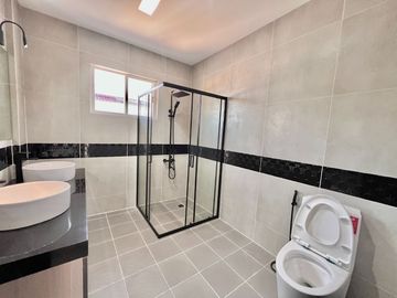 Indulge in modern luxury with this brand new, spacious corner house and lot nestled in the prestigious Greenwoods Executive Village