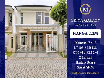 Rumah Griya Galaxy Surabaya SHM Siap Huni dkt MERR OERR Radial Road Rungkut