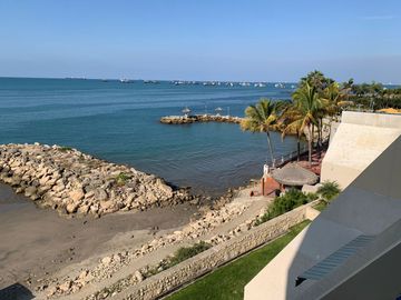 VENTA DE DEPARTAMENTO FRENTE AL MAR CON ESPECTACULAR VISTA PUERTO LUCIA /SALINAS.