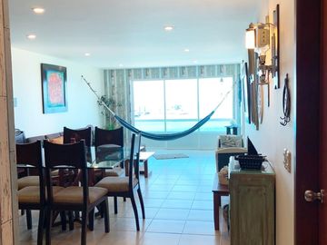 VENTA DE DEPARTAMENTO FRENTE AL MAR CON ESPECTACULAR VISTA PUERTO LUCIA /SALINAS.