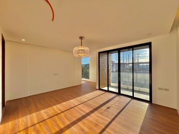 Experience grandeur in this brand-new house and lot with high ceilings, nestled in the exclusive Greenwoods Executive Village