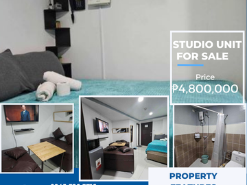 🌟 Fully-Furnished Studio Unit for Sale at Burnham Hill Condominium! 🌟